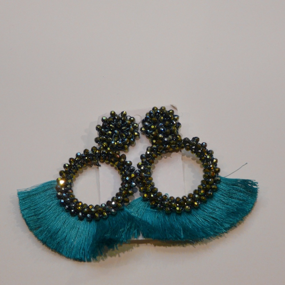 🌴Turquoise Green Earrings🌴 - Picture 3 of 3